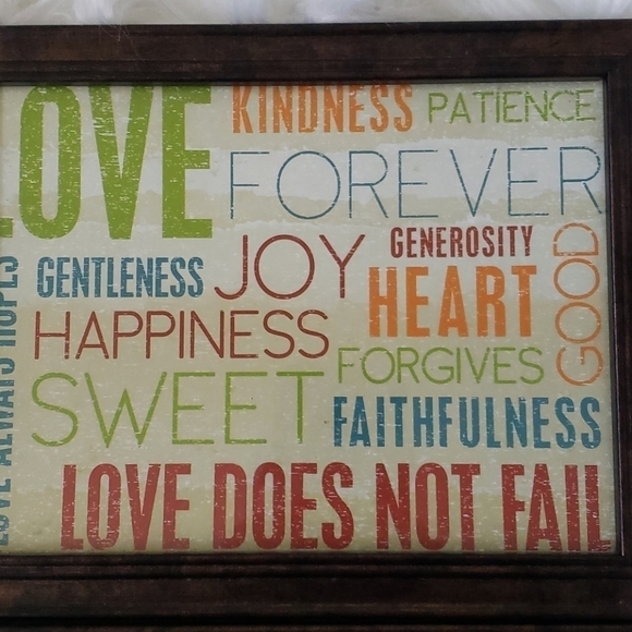 Set of 4 Love, Faith, and Family prints - Picture 3 of 9